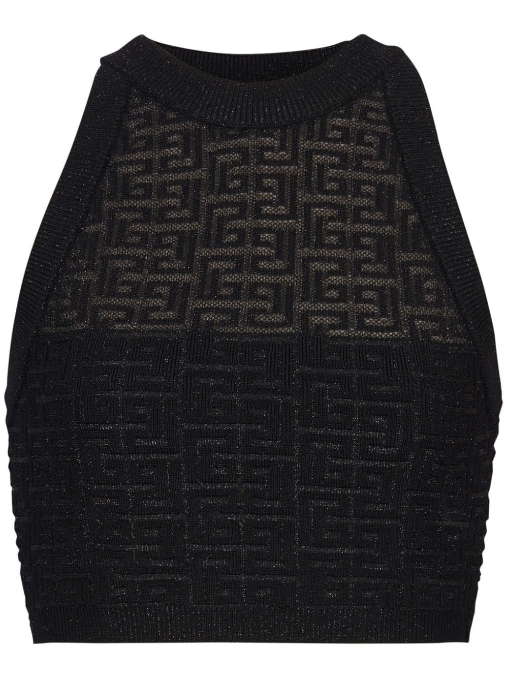 Balmain PB Labyrinth knit top Balmain