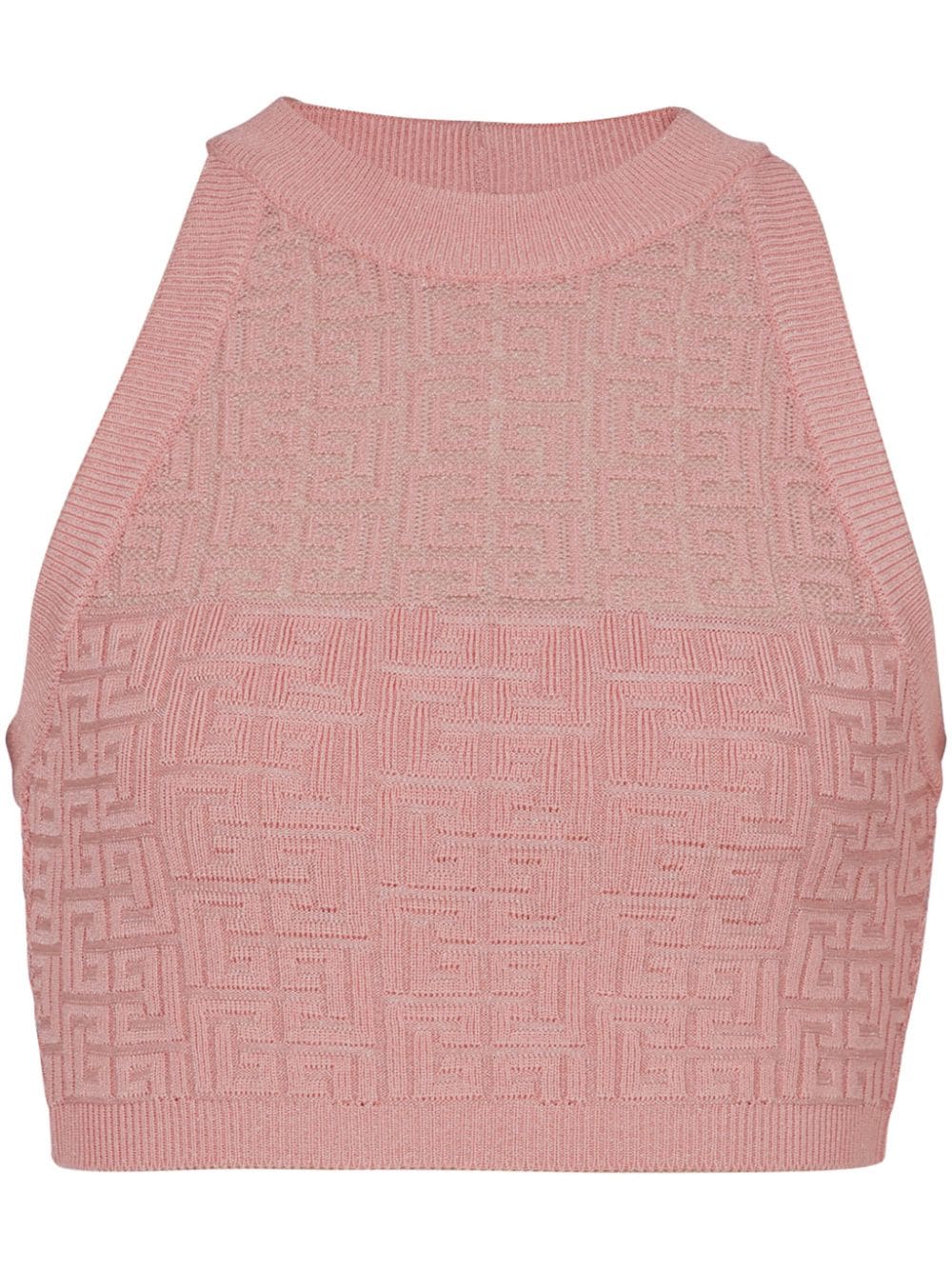 Balmain PB Labyrinth knit top Balmain