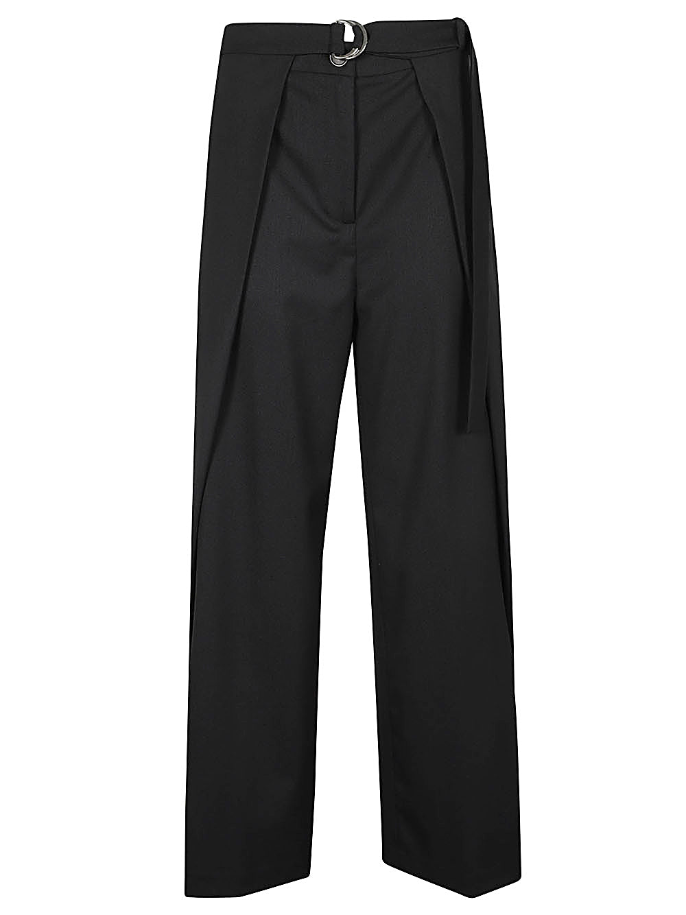 Erika Cavallini Semi-Couture Trousers Black Erika Cavallini Semi-Couture