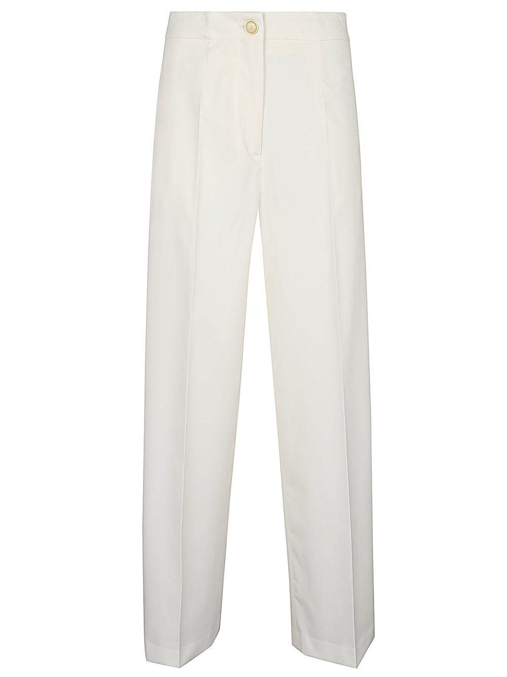 Erika Cavallini Semi-Couture Trousers White Erika Cavallini Semi-Couture