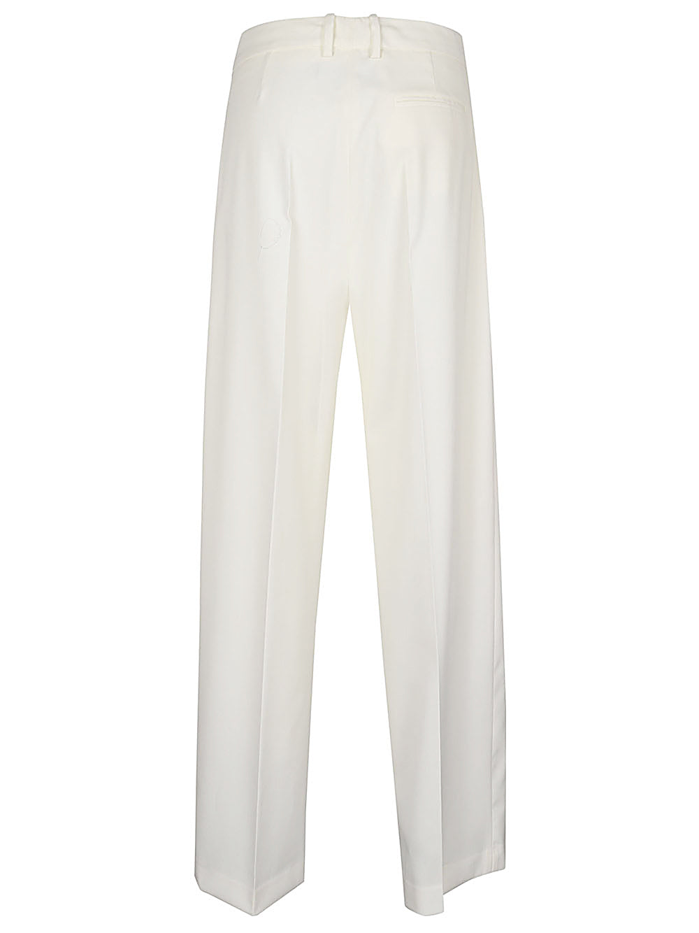 Erika Cavallini Semi-Couture Trousers White Erika Cavallini Semi-Couture