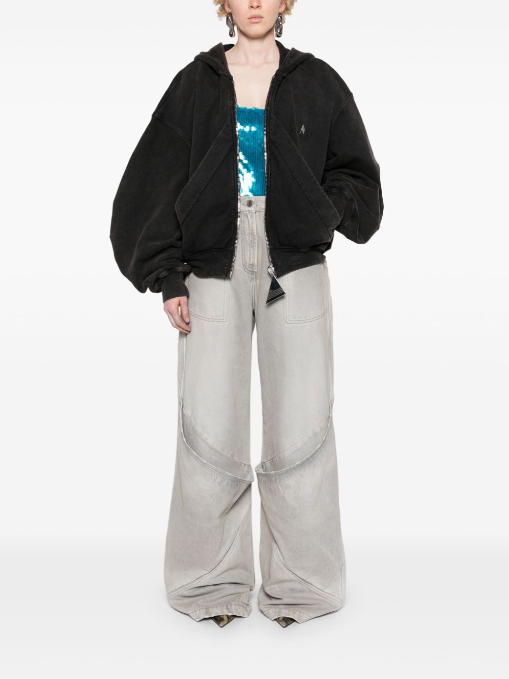 The Attico Jeans Grey The Attico