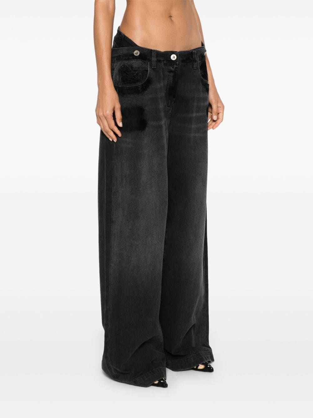 The Attico Jeans Black The Attico