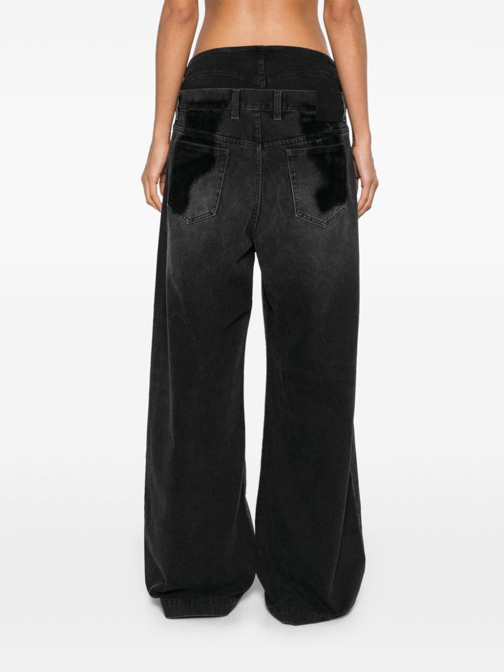 The Attico Jeans Black The Attico