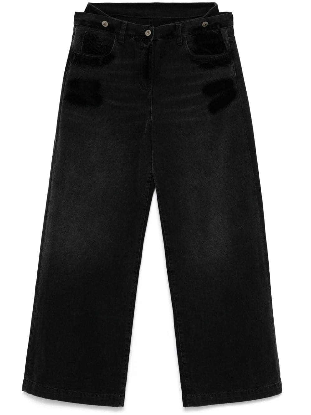 The Attico Jeans Black The Attico