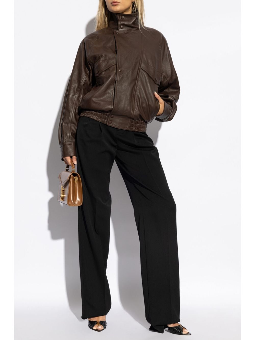 Saint Laurent grain de poudre wool trousers Saint Laurent