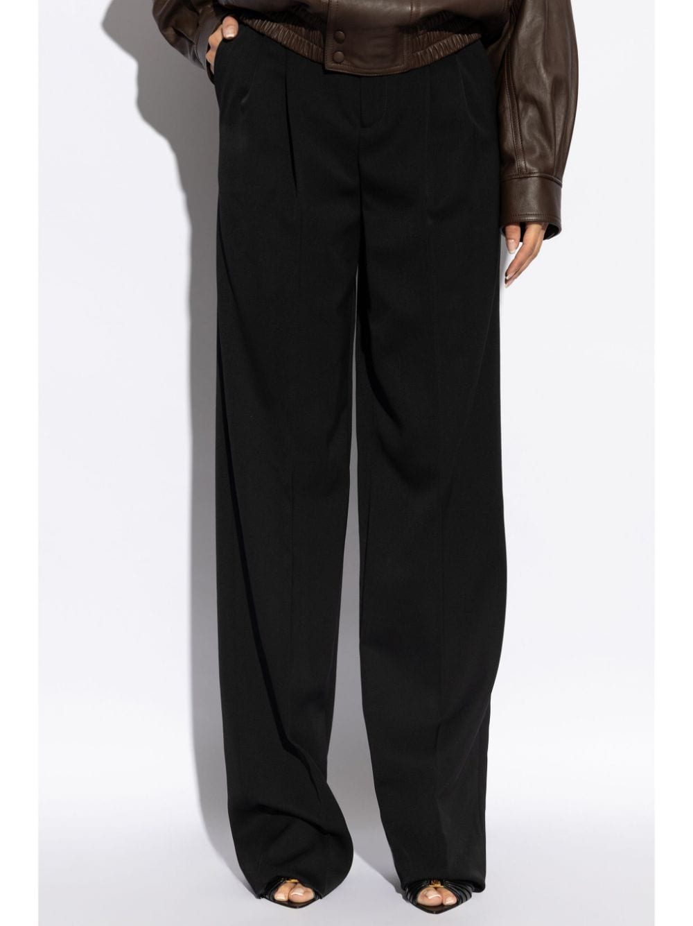 Saint Laurent grain de poudre wool trousers Saint Laurent