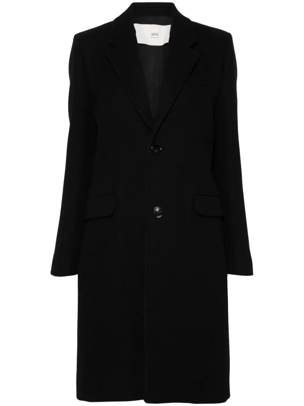 Ami Paris Coats Black Ami Paris