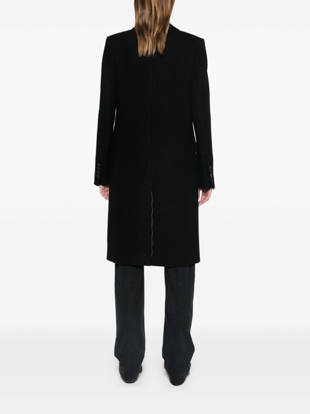 Ami Paris Coats Black Ami Paris