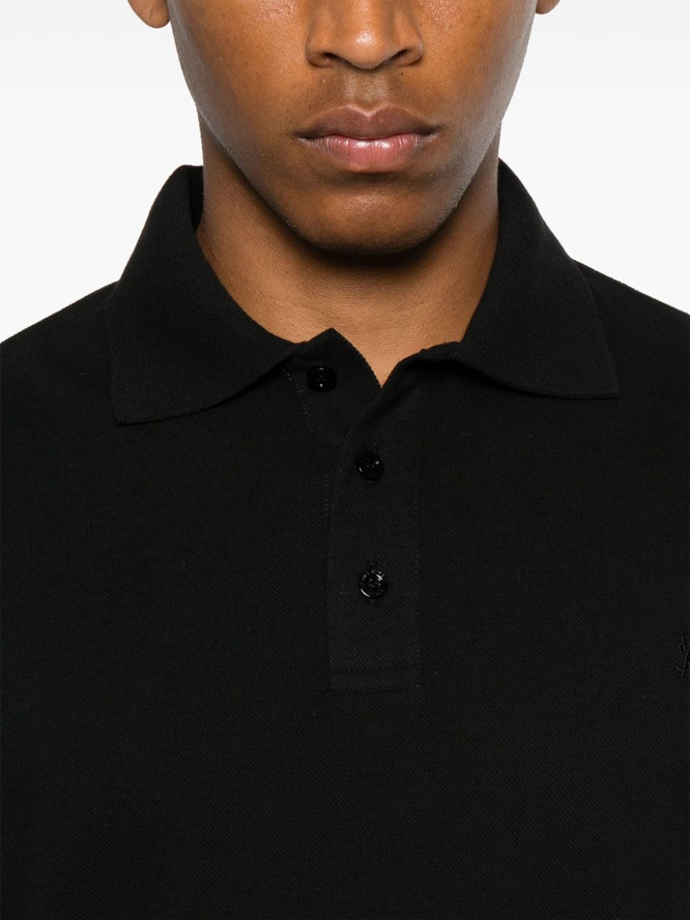 Saint Laurent Piquet cotton polo shirt Saint Laurent