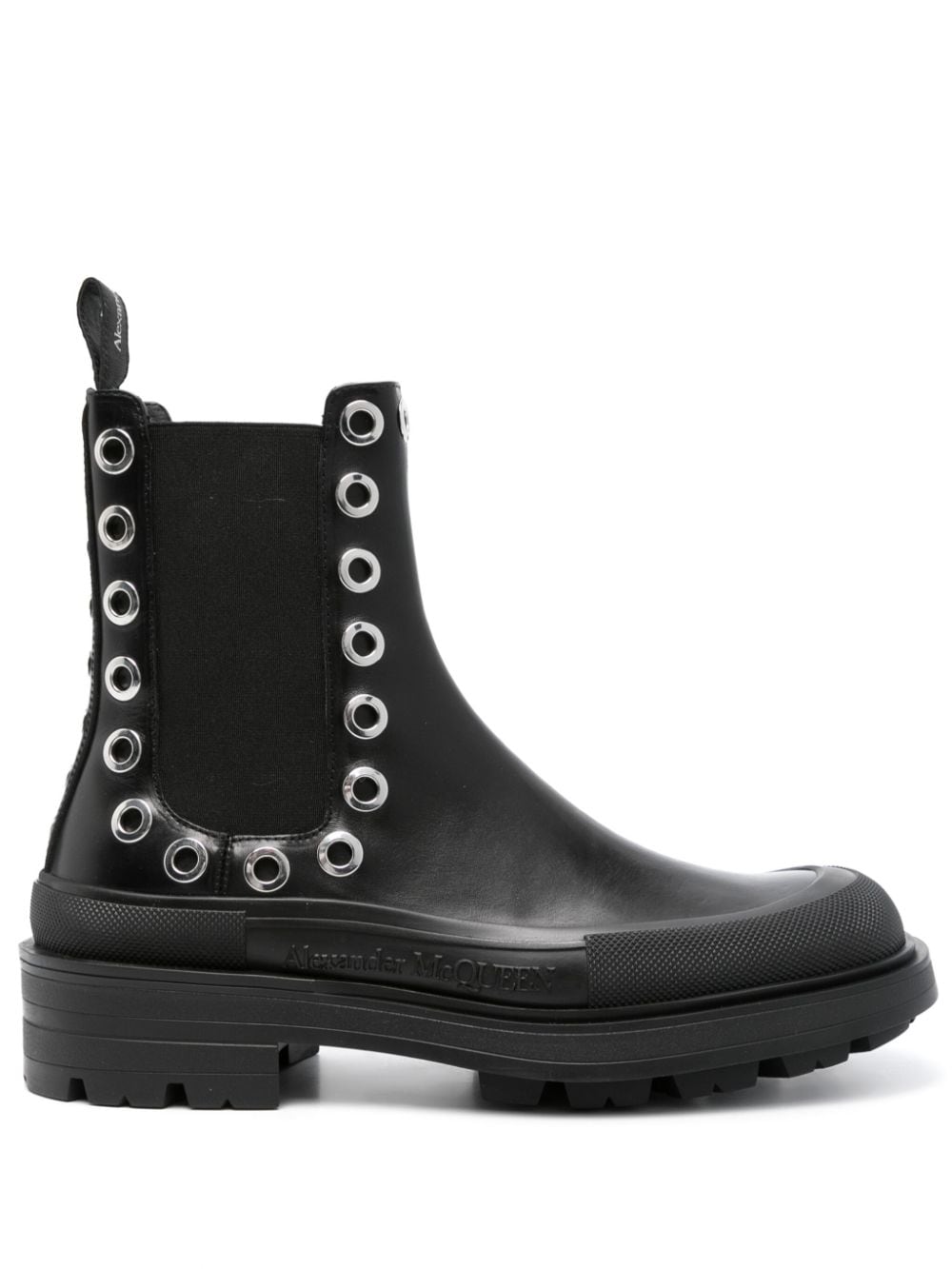 Alexander McQueen Chelsea Boots With Eyelets Alexander Mcqueen