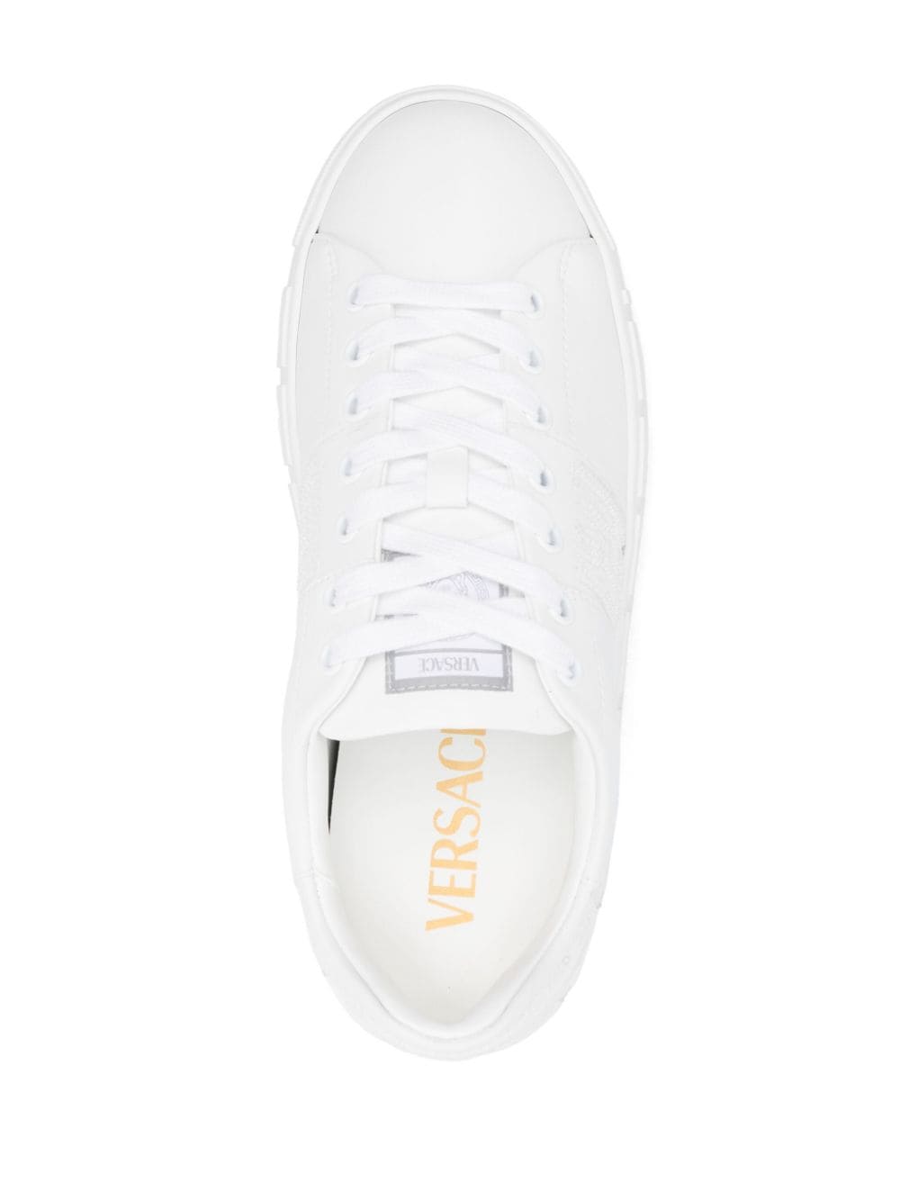 Versace Greca-embellished Sneakers Versace