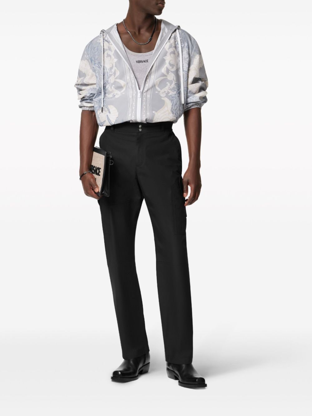 Versace Milano Stamp tailored trousers Versace