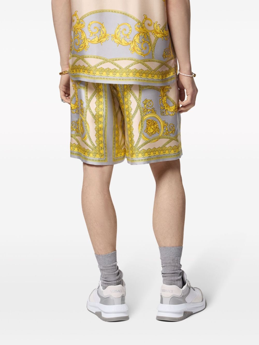 Versace La Coupe des Dieux silk shorts Versace