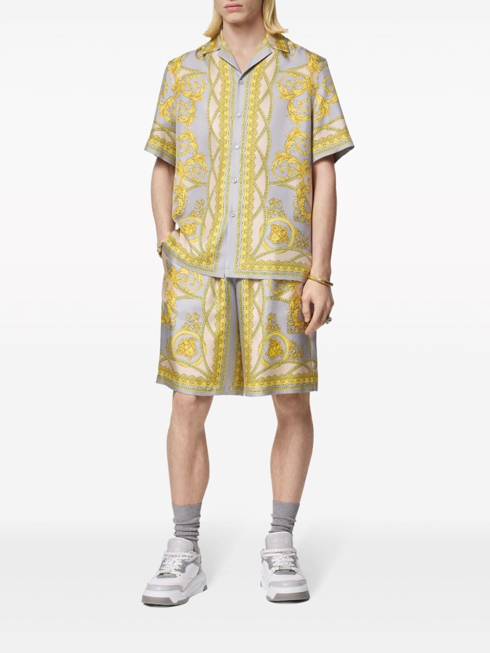 Versace La Coupe des Dieux silk shorts Versace