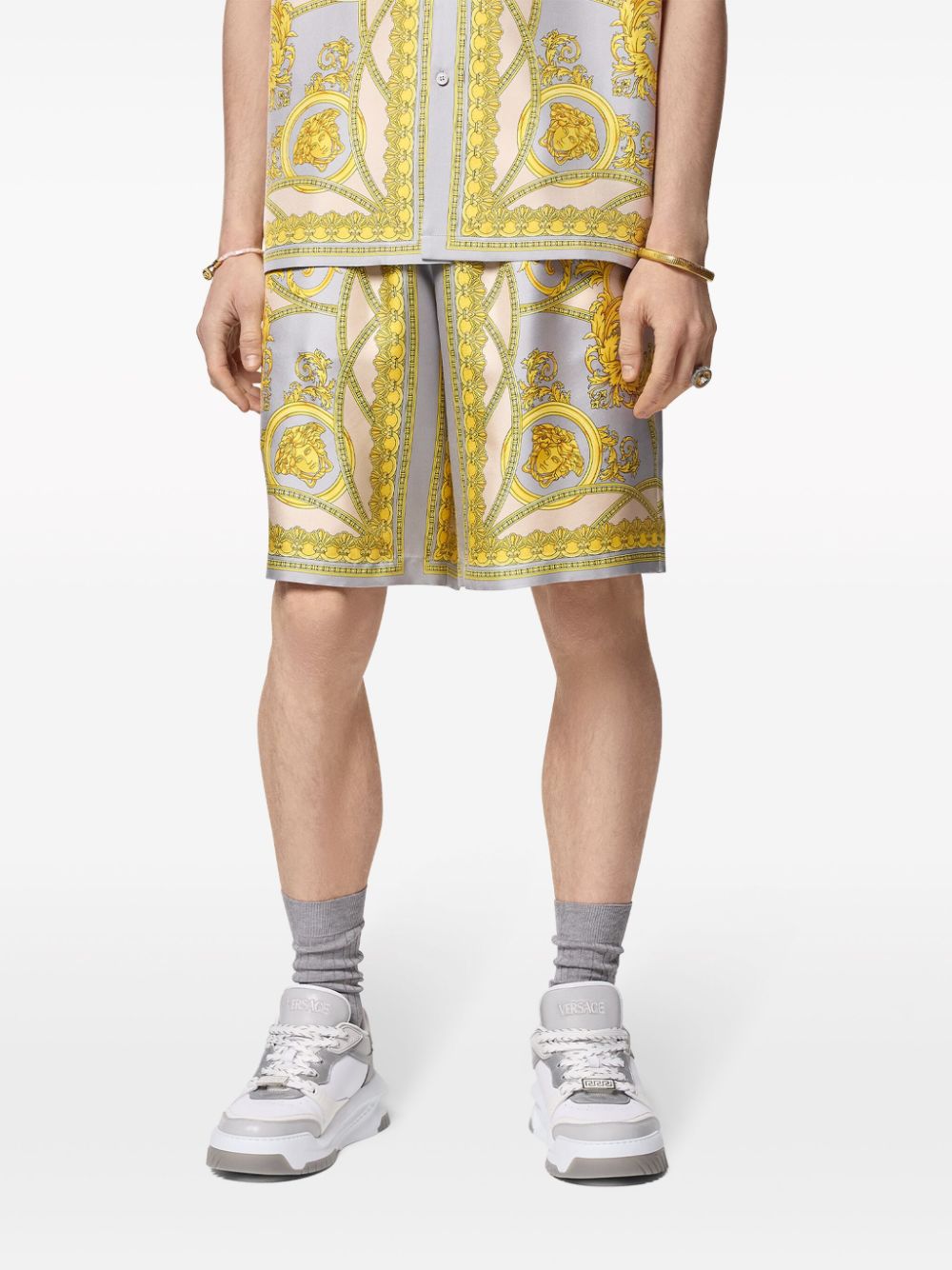 Versace La Coupe des Dieux silk shorts Versace