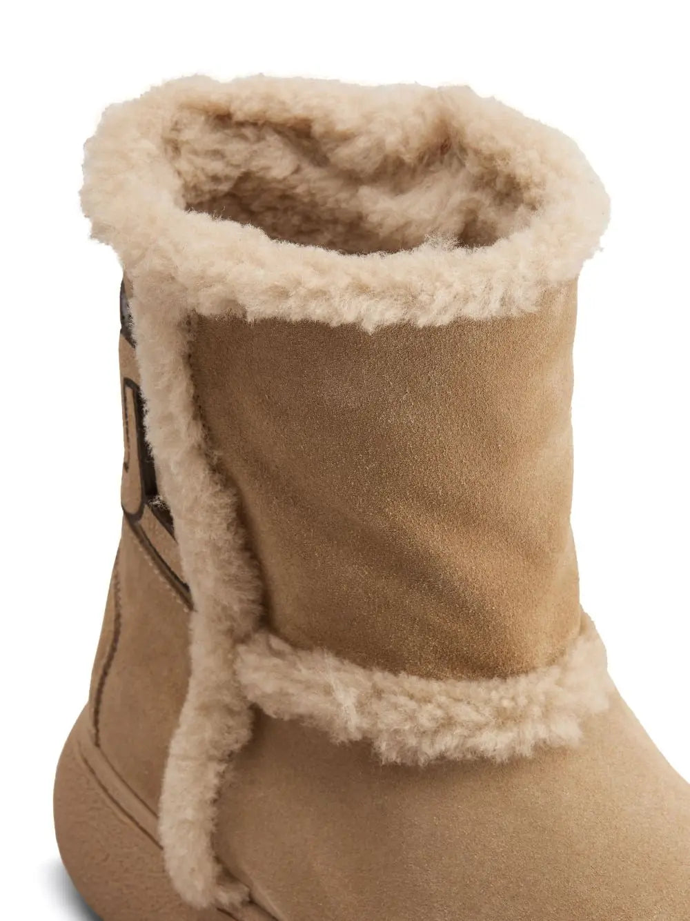 Tod's Kate suede and shearling ankle boots Tod'S