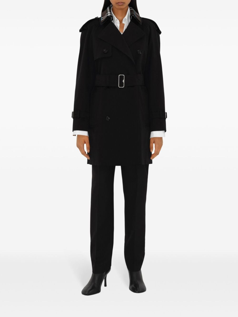 Burberry detachable-collar trench coat Burberry