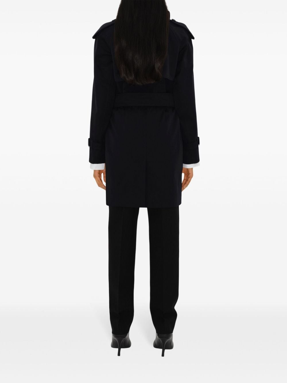 Burberry detachable-collar trench coat Burberry