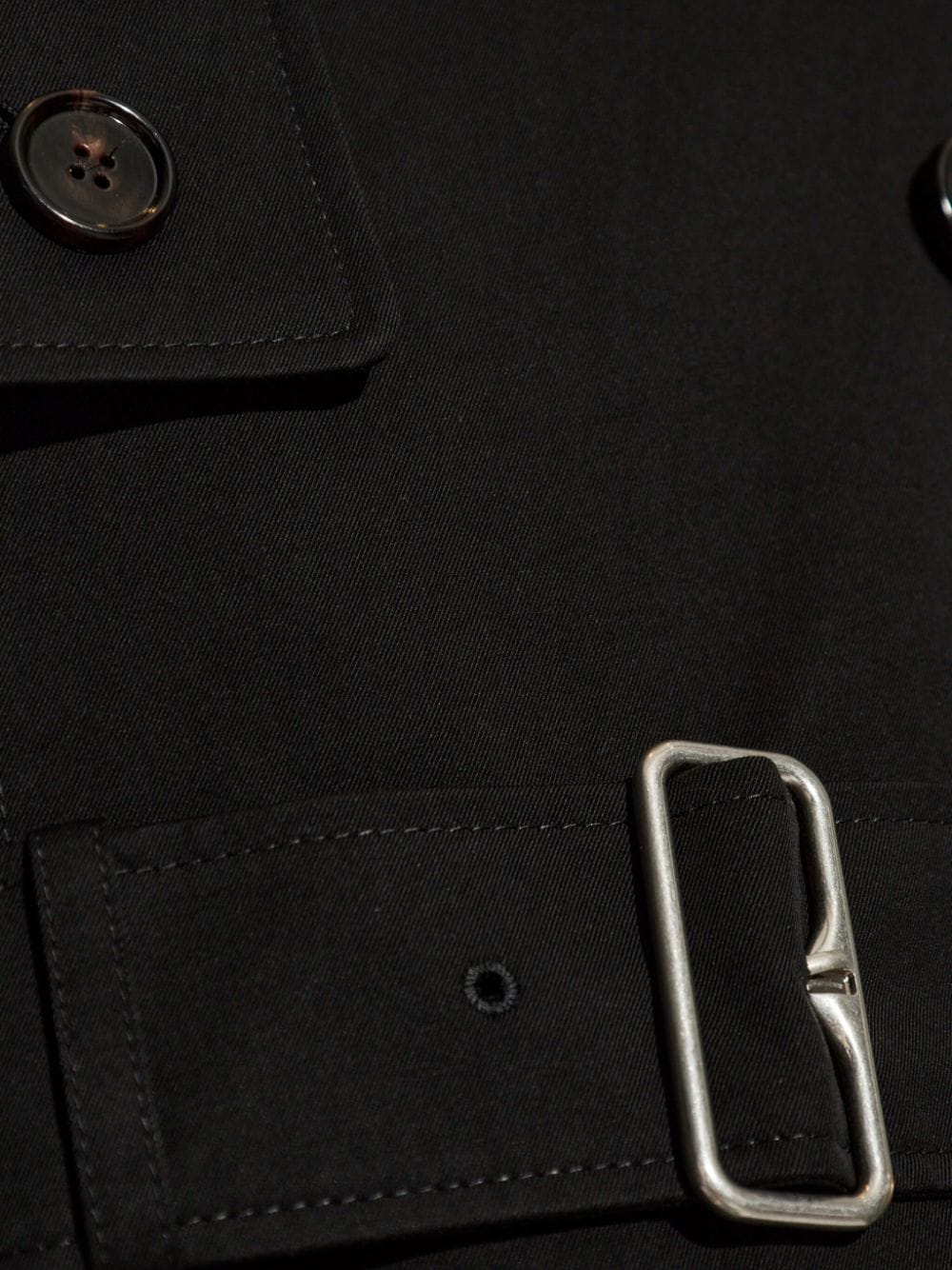 Burberry detachable-collar trench coat Burberry