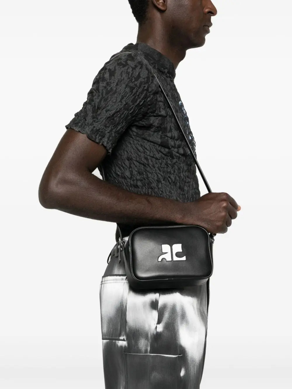 Courreges Re-Edition leather shoulder bag Courreges Re-Edition