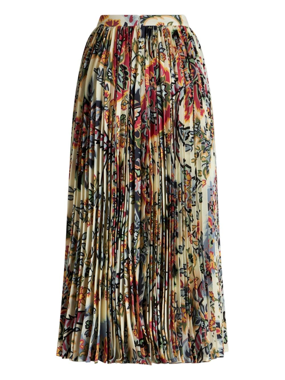 Etro Paisley-print pleated midi skirt Etro