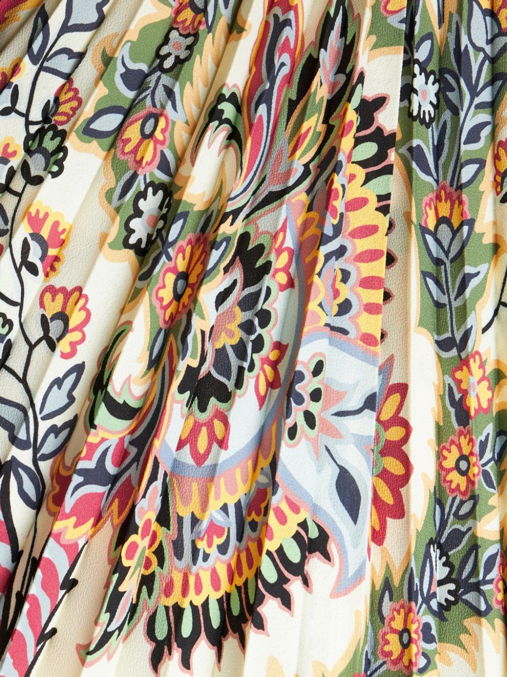 Etro Paisley-print pleated midi skirt Etro