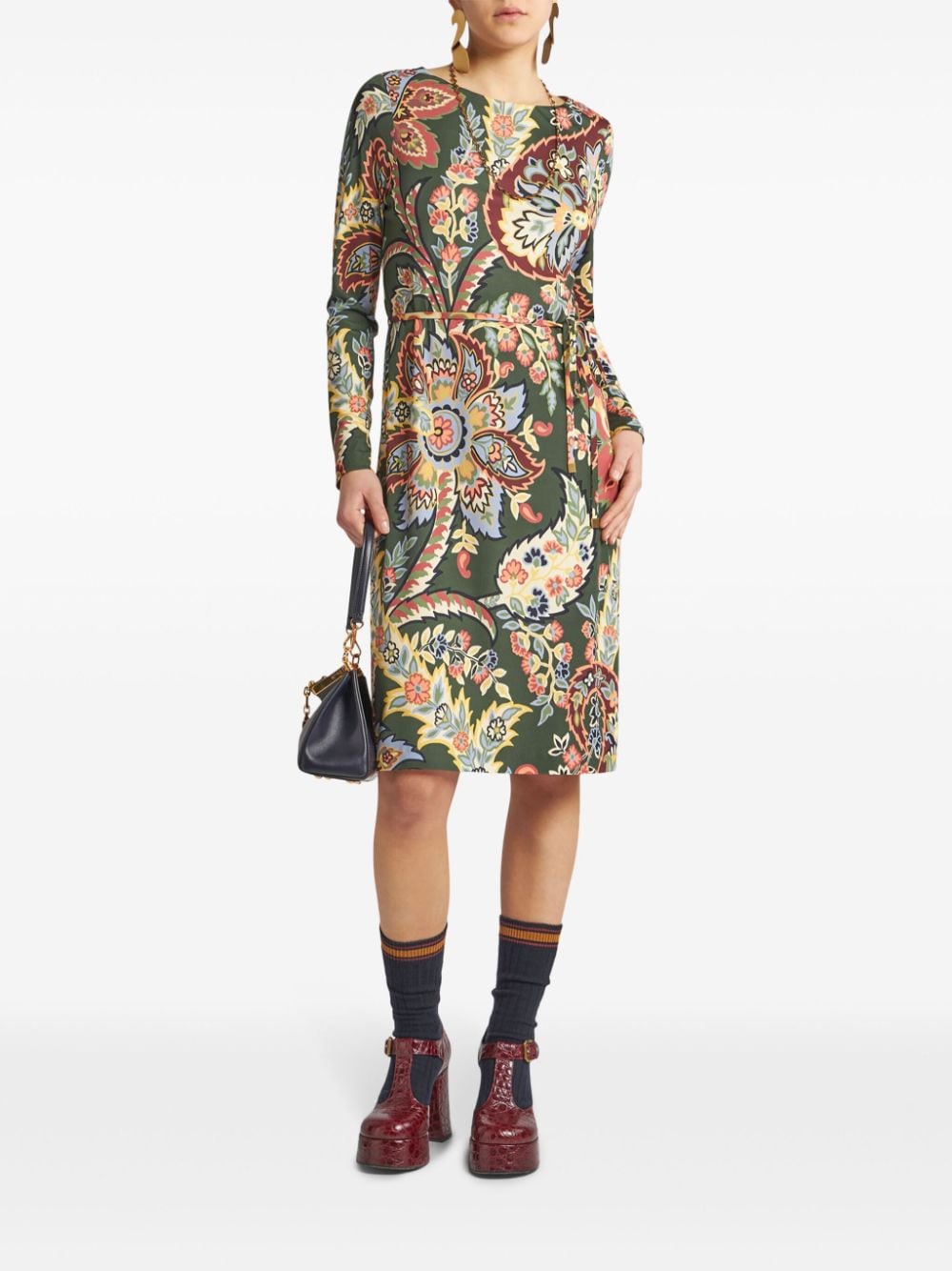 Etro Dresses Green Etro