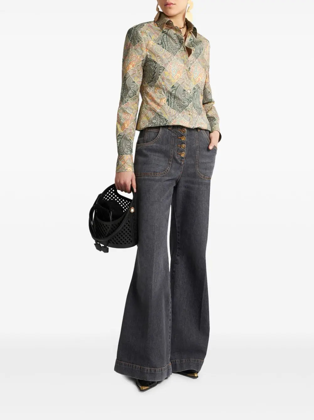 Etro Shirts Yellow Etro