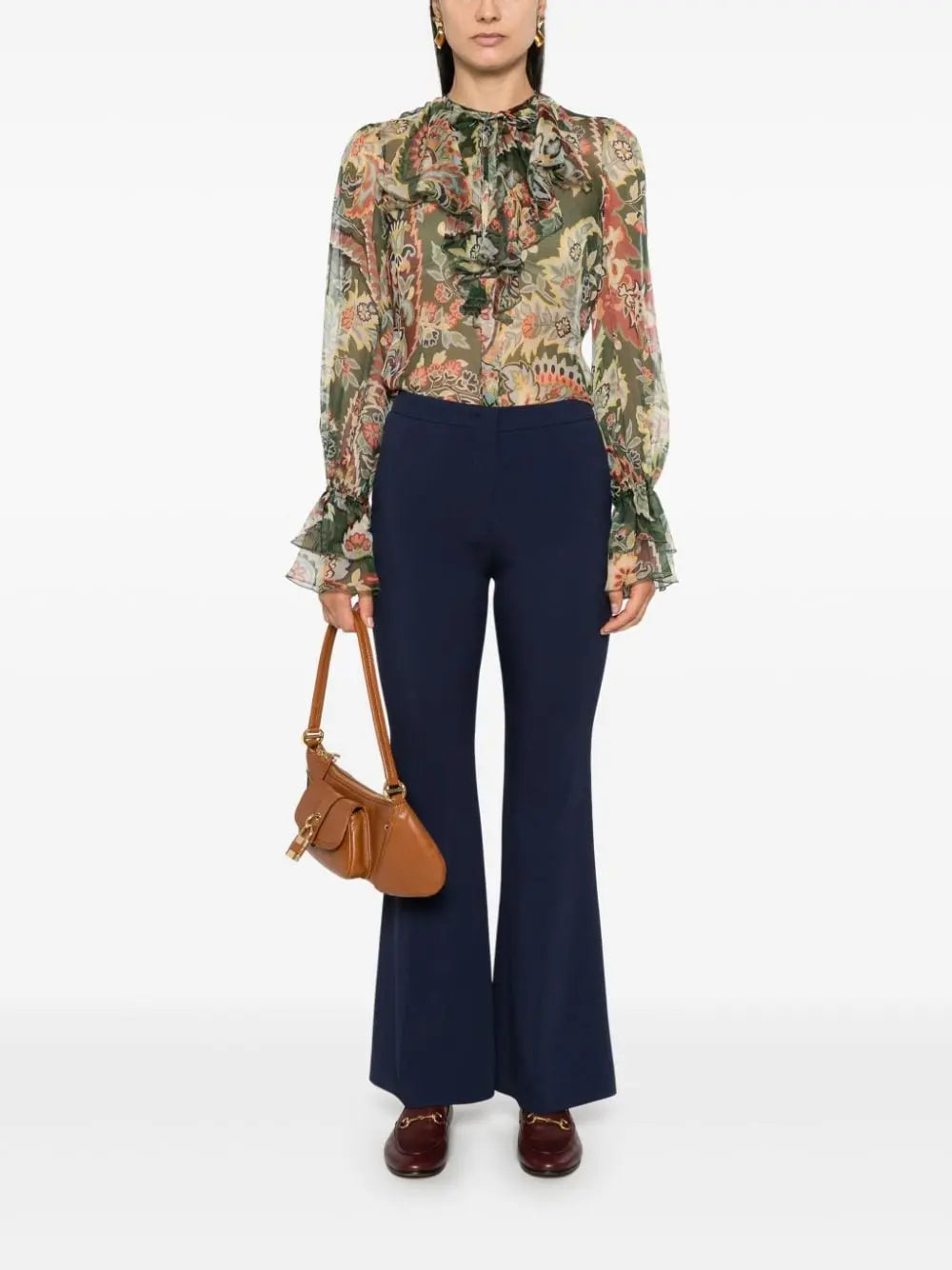 Etro Shirts Green Etro