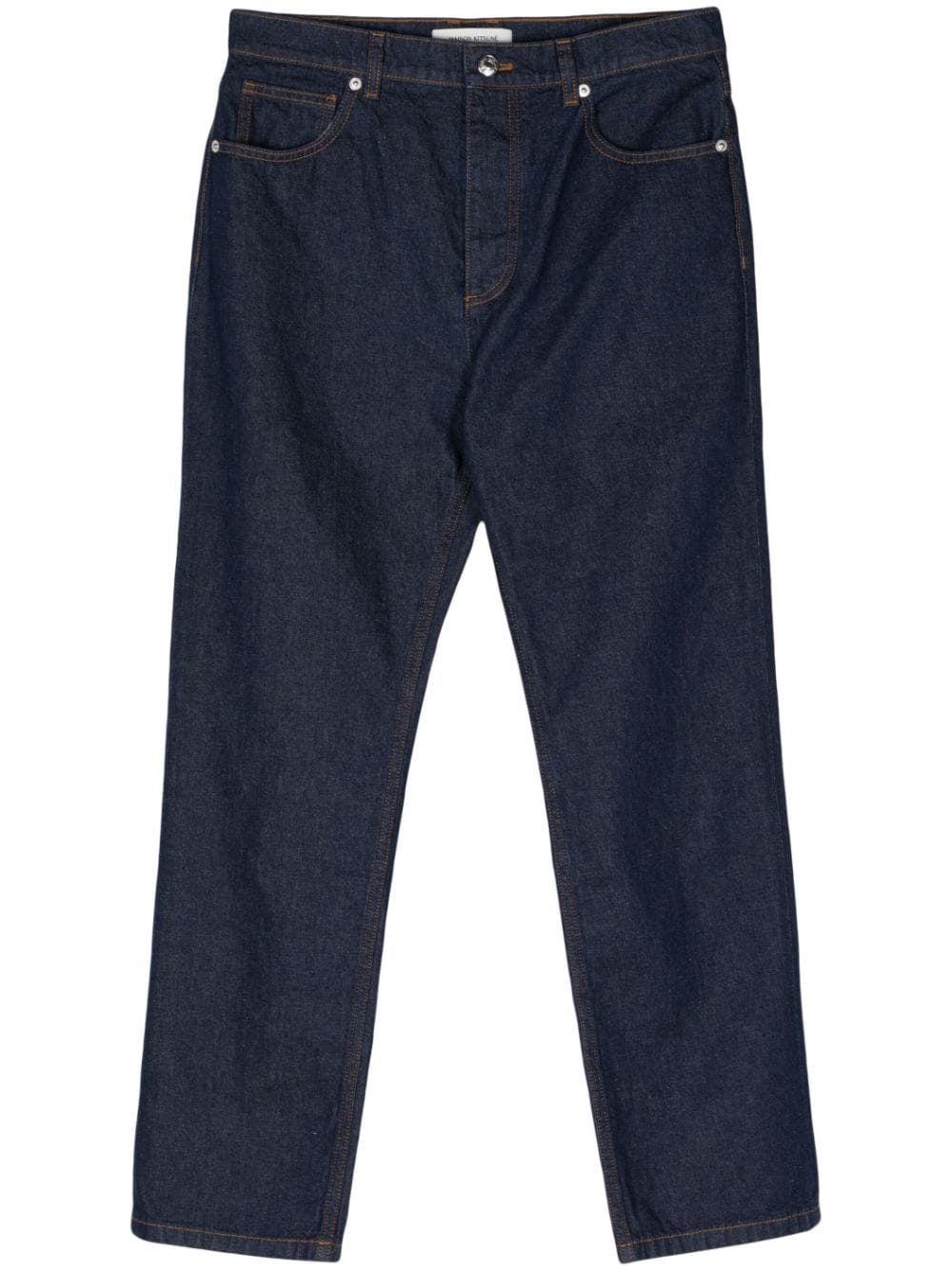 Maison Kitsuné Mid-rise straight-leg trousers Maison Kitsuné
