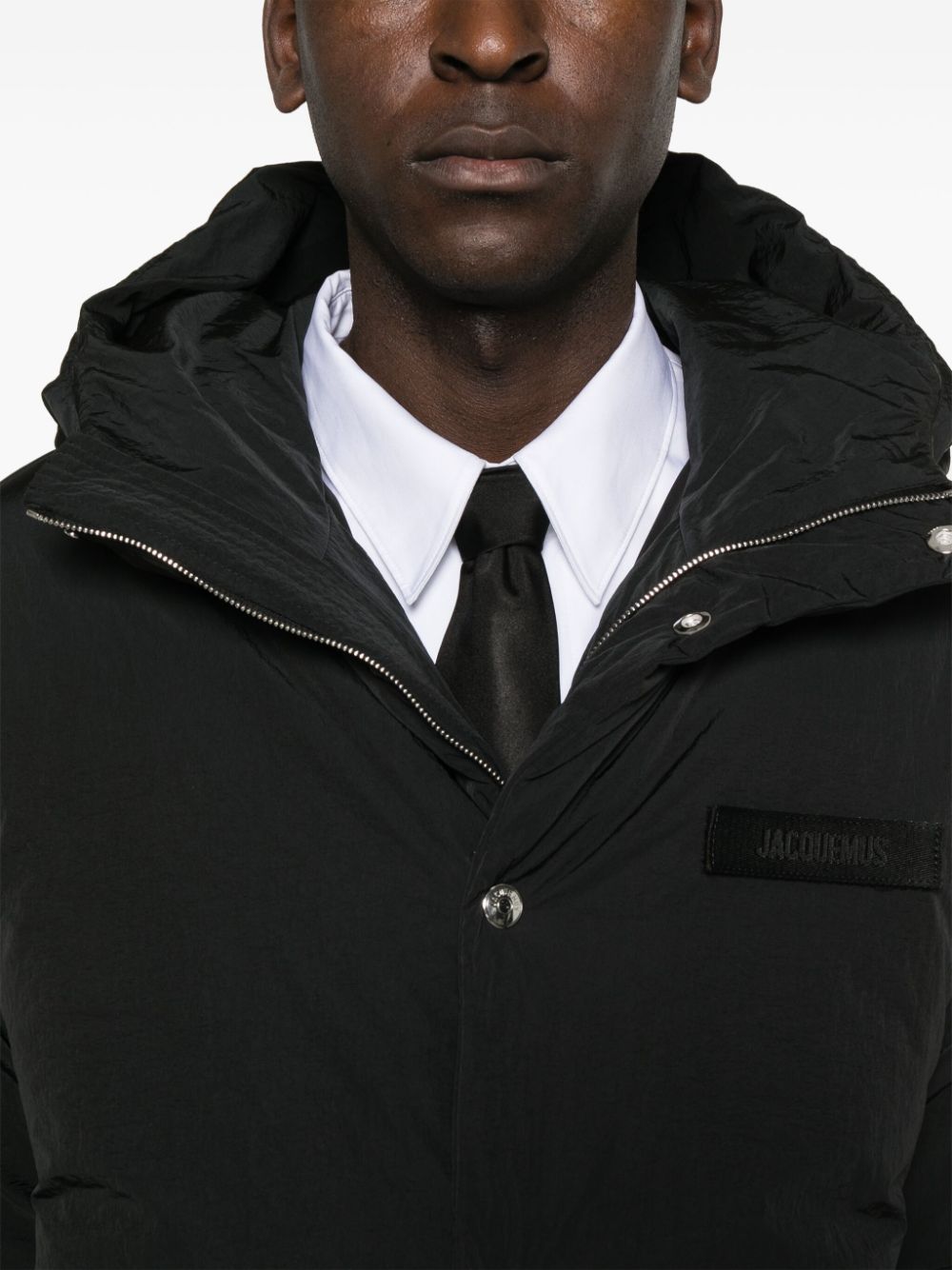 JACQUEMUS Coats Black JACQUEMUS