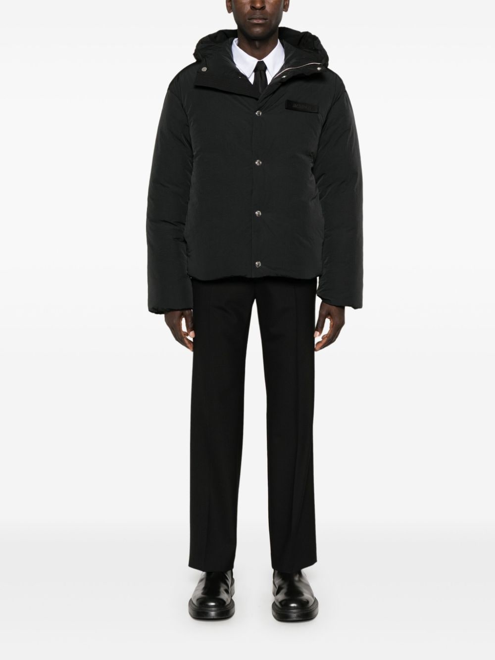 JACQUEMUS Coats Black JACQUEMUS