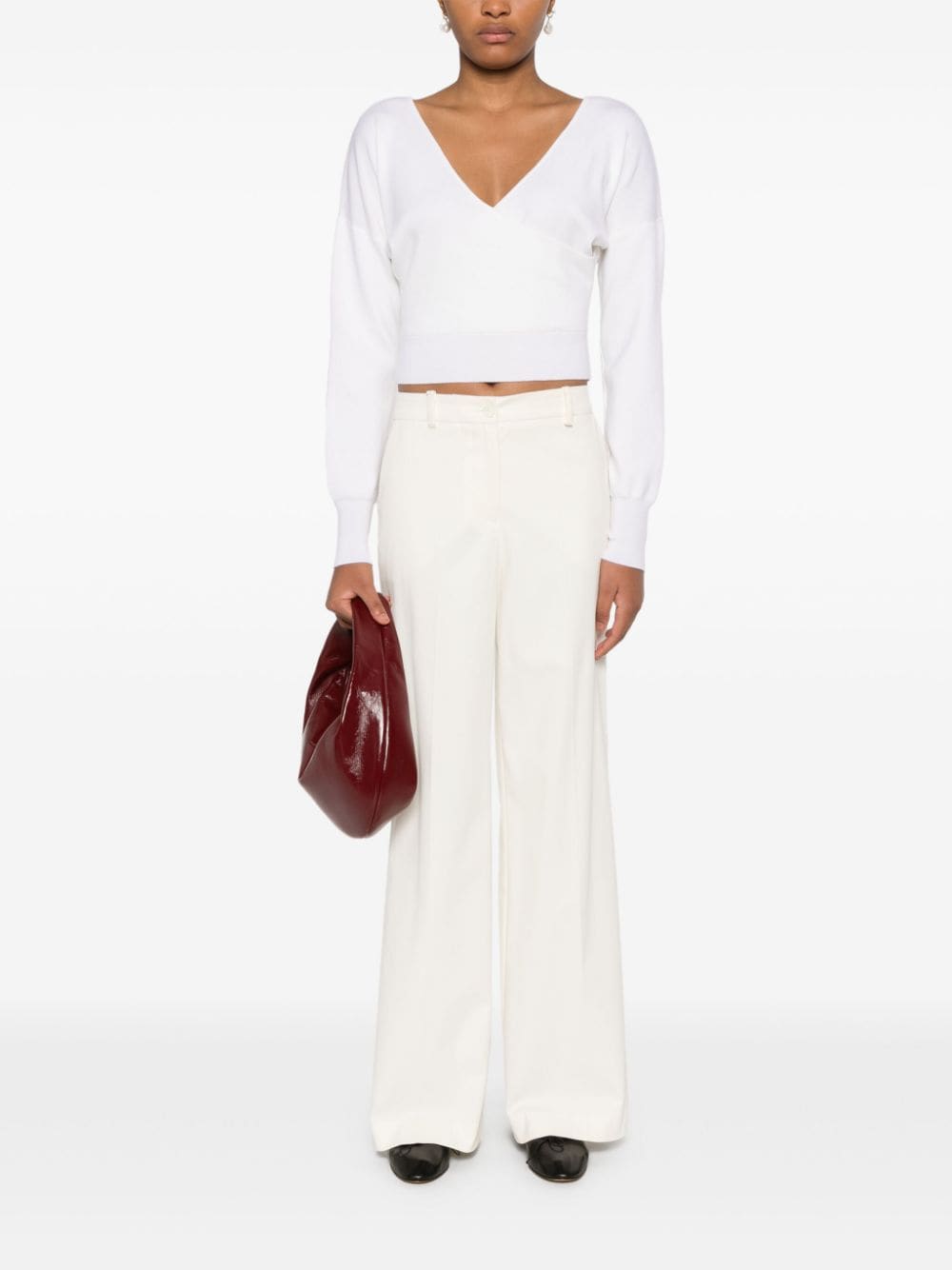 Parosh Trousers White Parosh