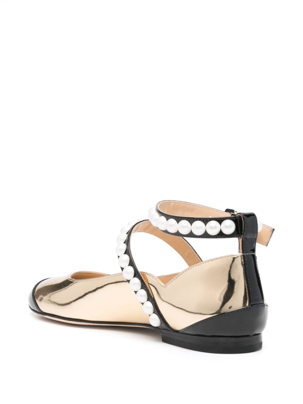 MACH & MACH Flat shoes Golden Mach & Mach