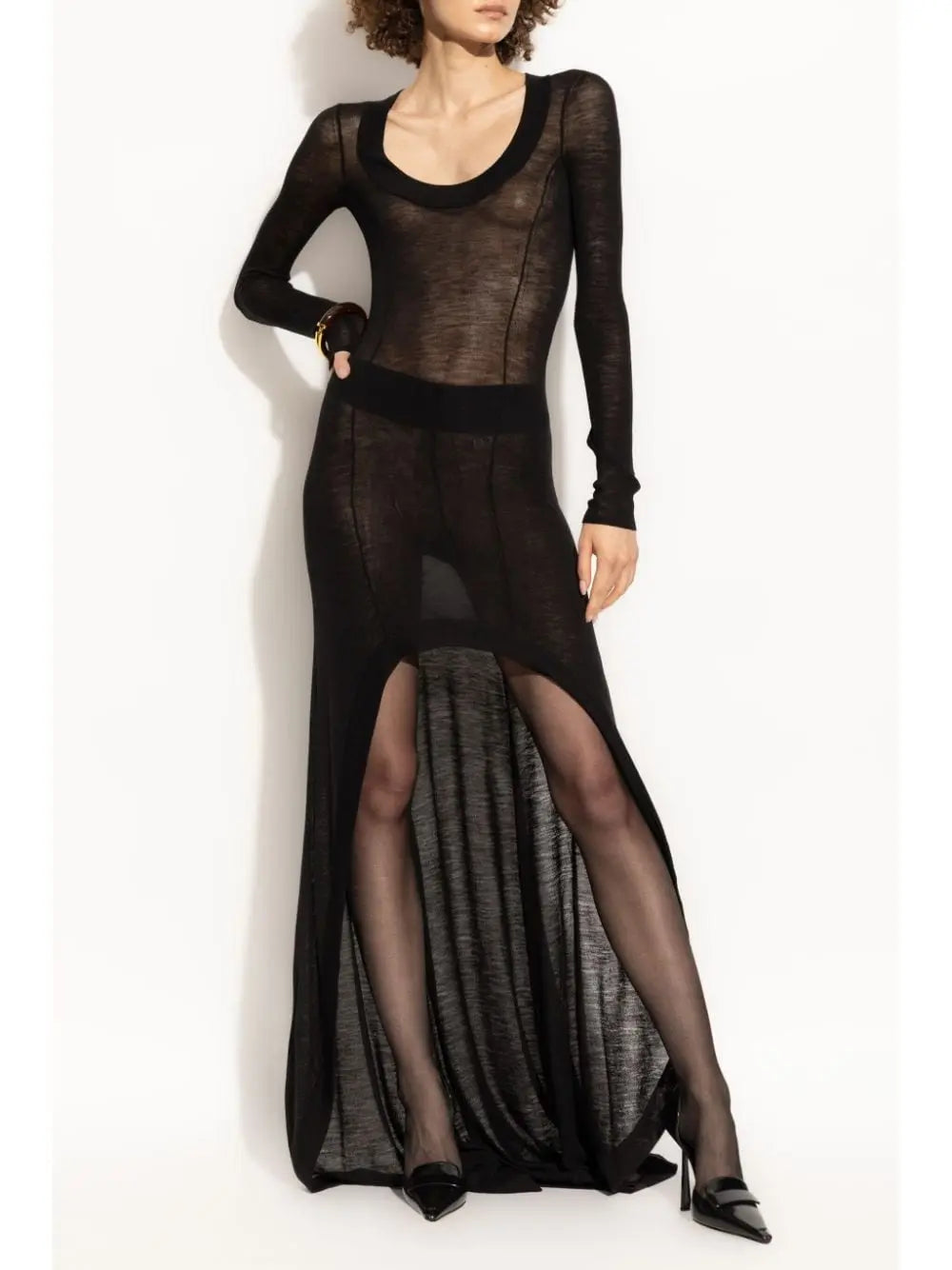 Saint Laurent asymmetric-design Dress Saint Laurent