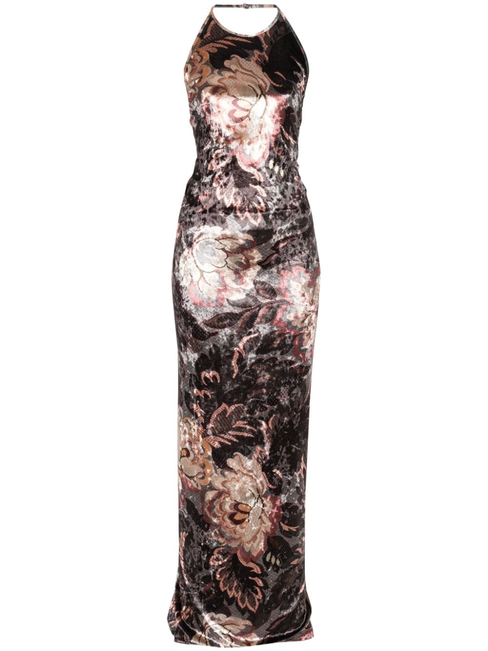 Etro Printed chenille maxi dress Etro