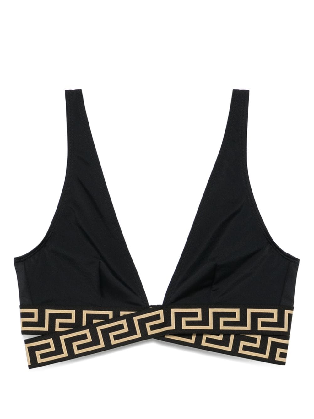 Versace greca print bikini top Versace