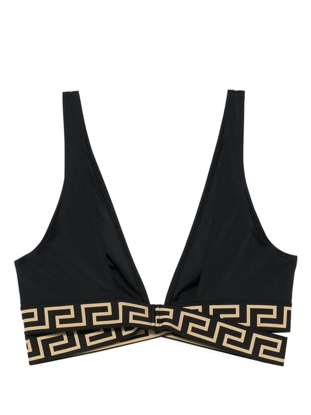 Versace greca print bikini top Versace
