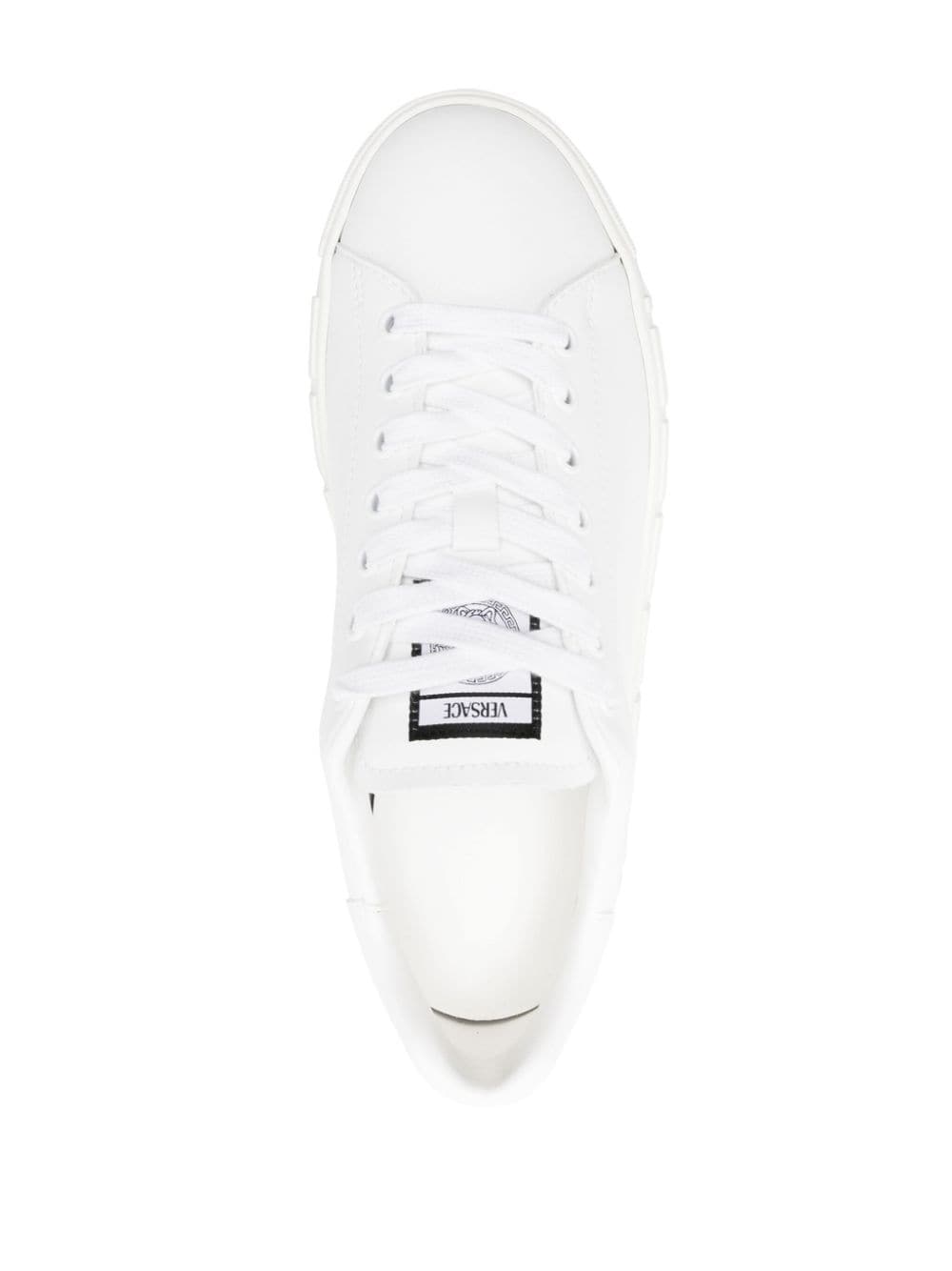 Versace greca faux leather sneakers - Gallerias