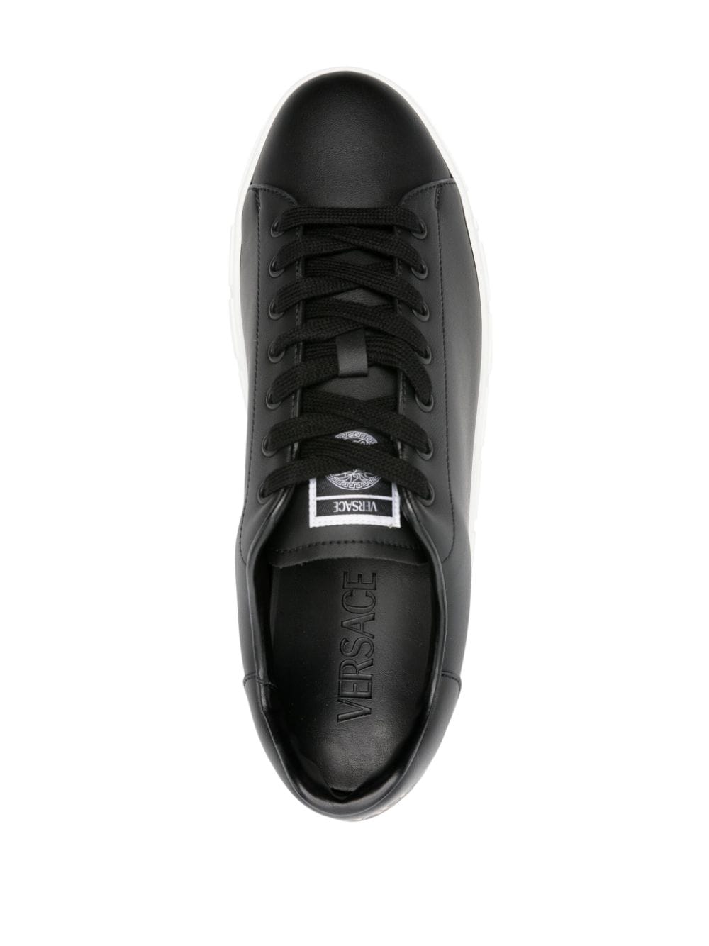 Versace greca faux leather sneakers Versace
