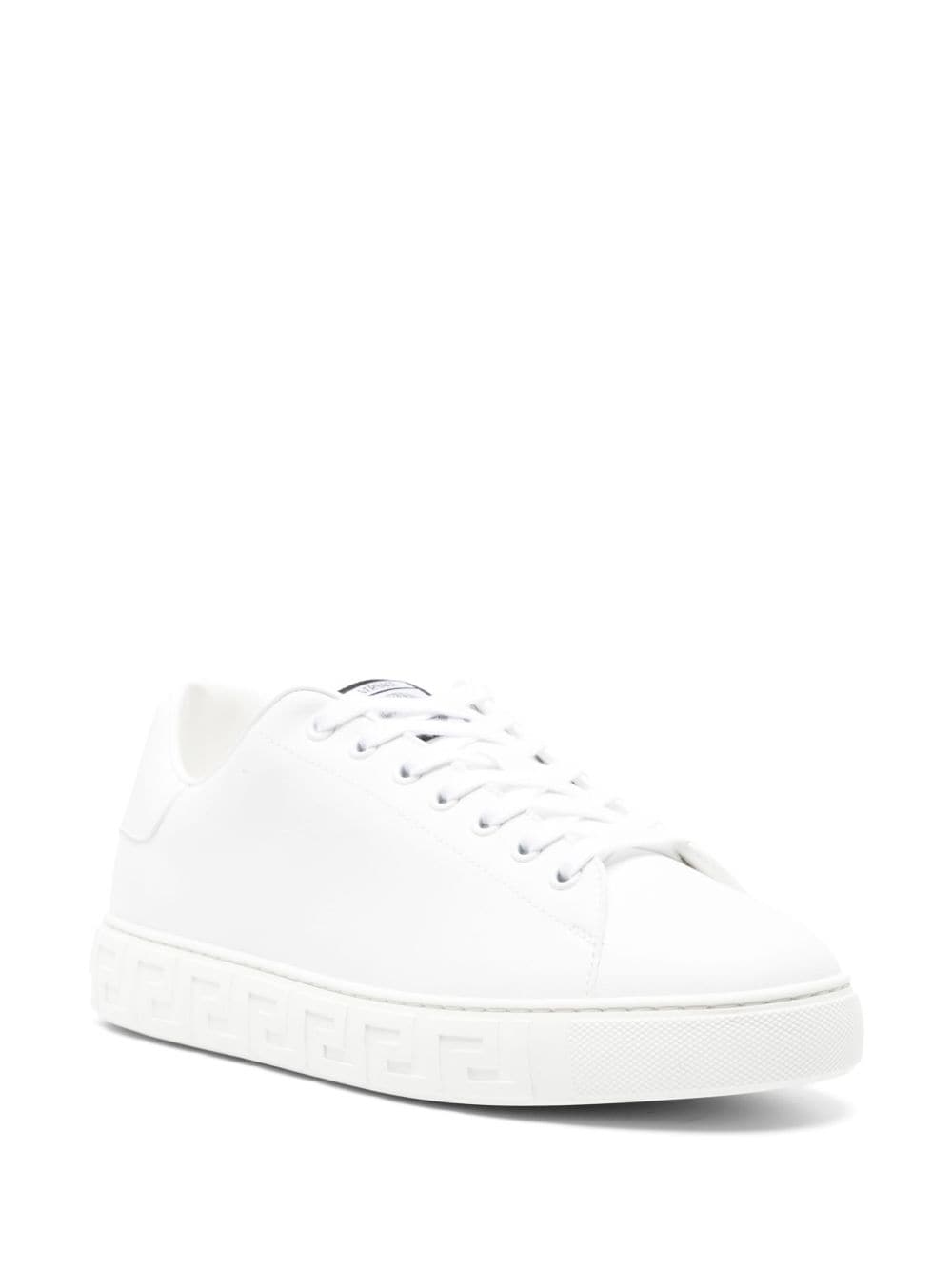 Versace greca faux leather sneakers Versace