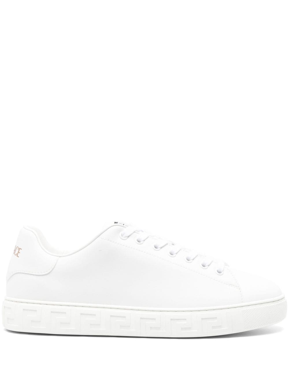 Versace greca faux leather sneakers Versace