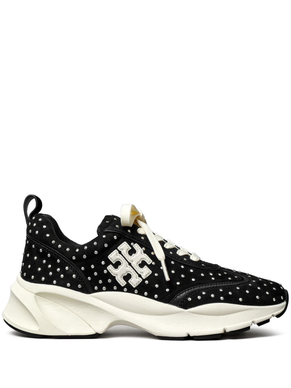 Tory Burch good luck studded trainers Tory Burch
