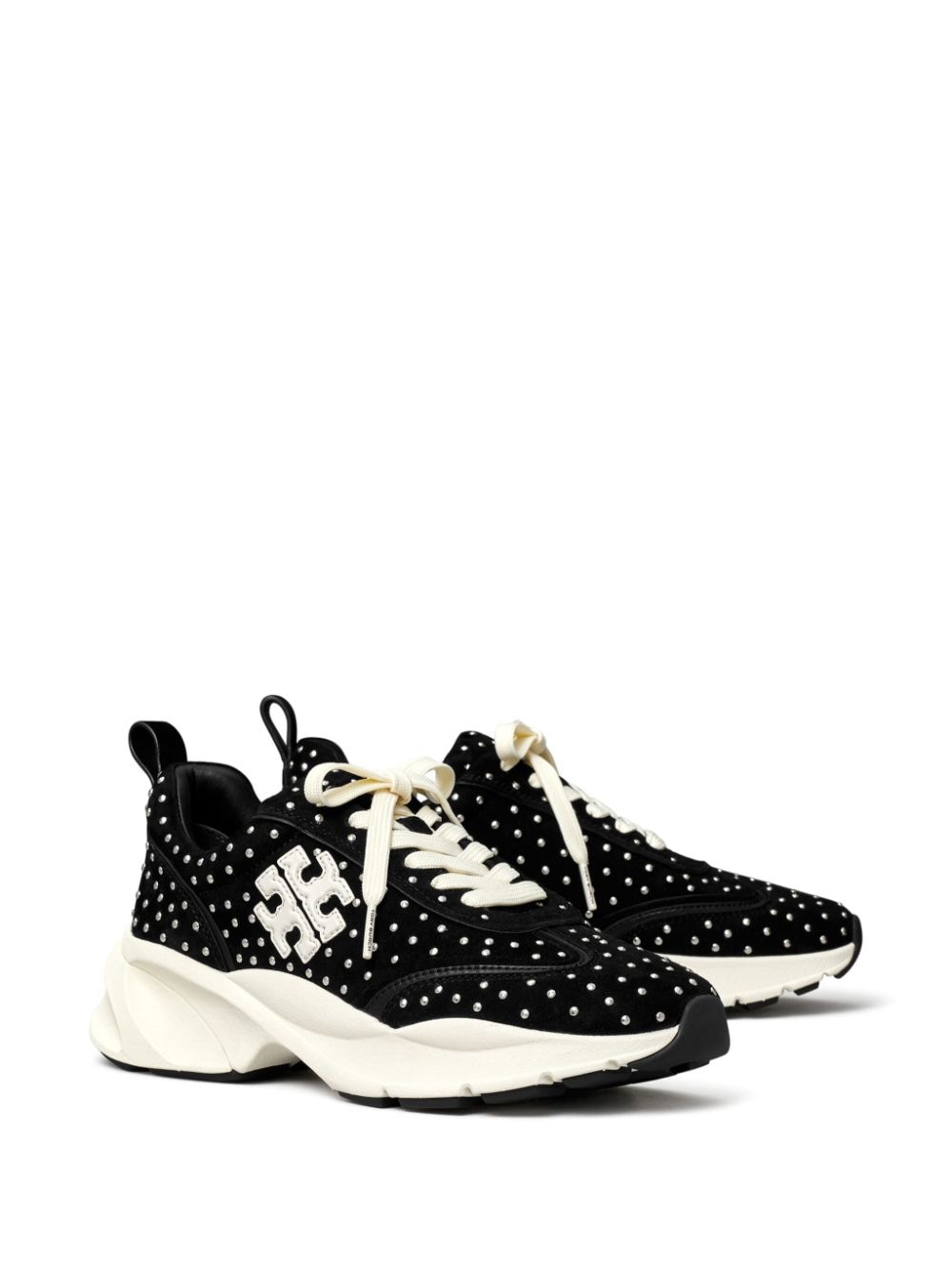 Tory Burch good luck studded trainers Tory Burch