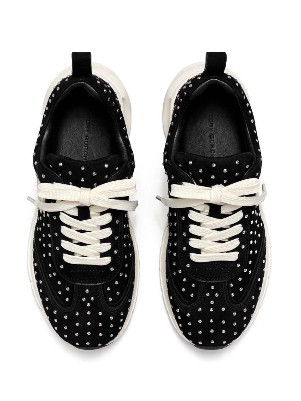 Tory Burch good luck studded trainers Tory Burch
