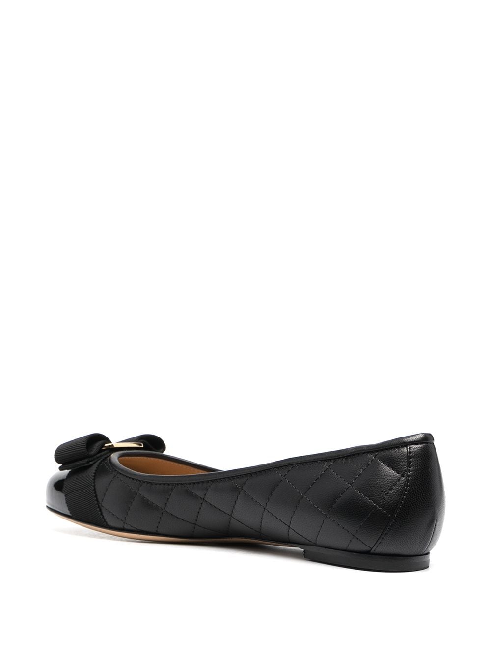 Ferragamo Varina quilted ballerinas Ferragamo