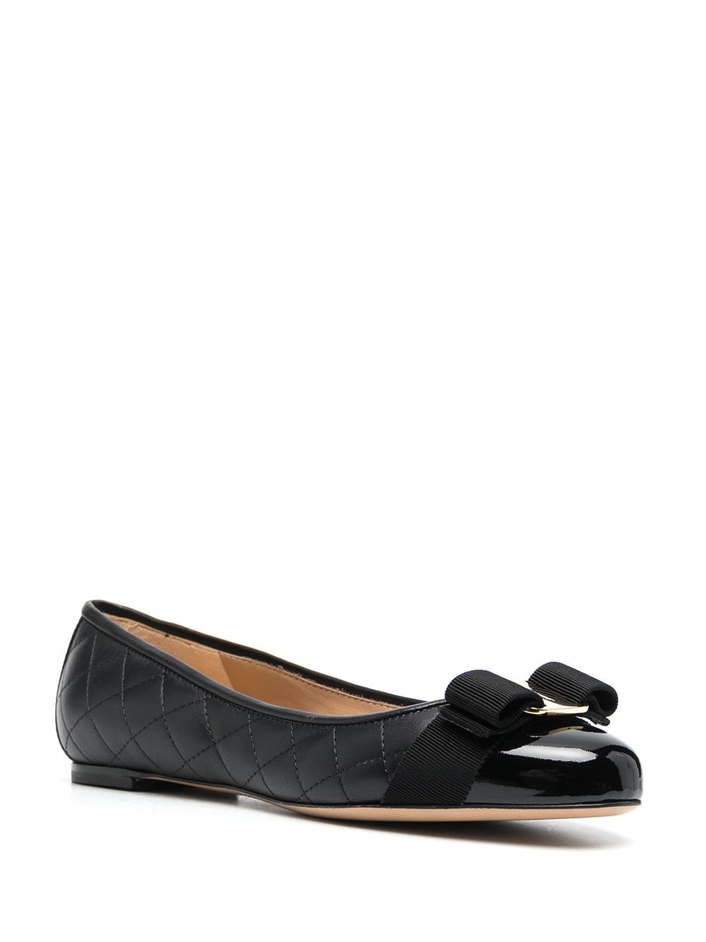 Ferragamo Varina quilted ballerinas Ferragamo