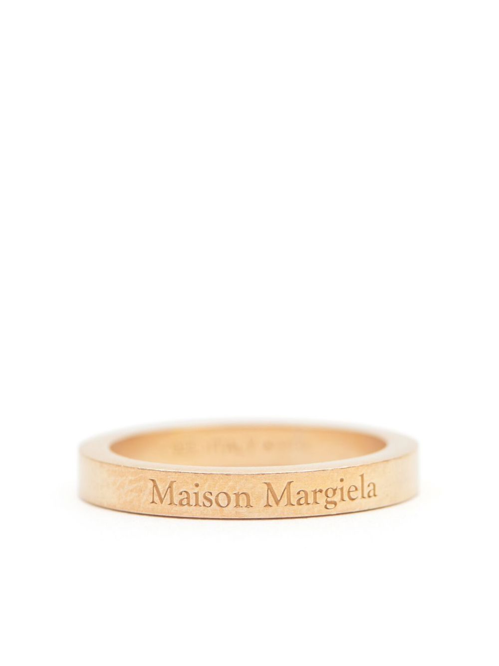 Maison Margiela logo-engraved band ring Maison Margiela