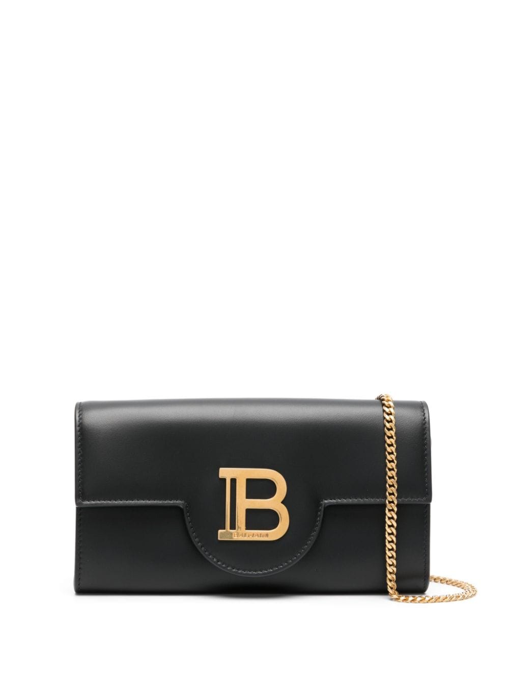 Balmain logo-plaque leather crossbody bag Balmain